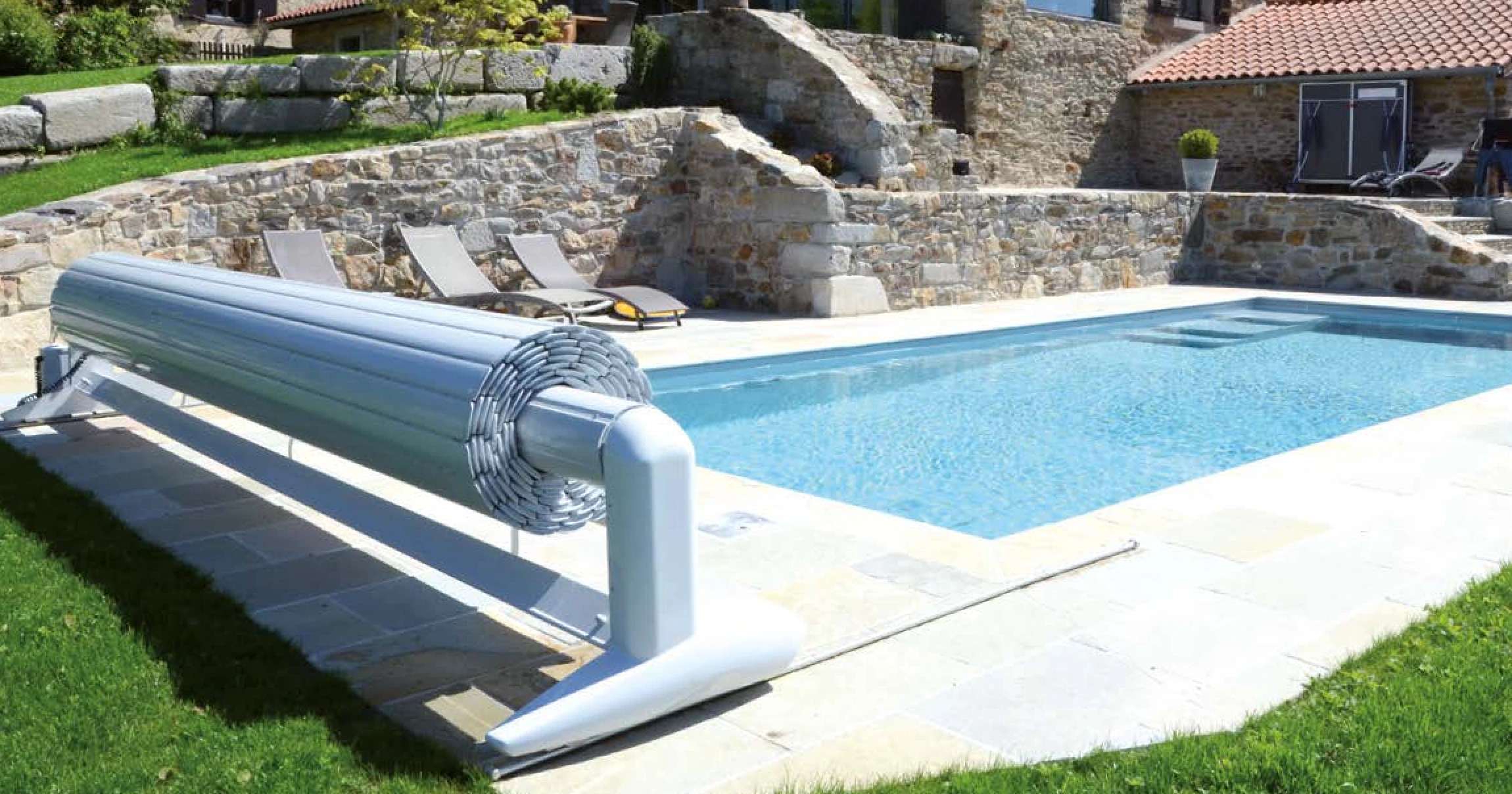 OPEN Surf pool cover for freeform swimming pools