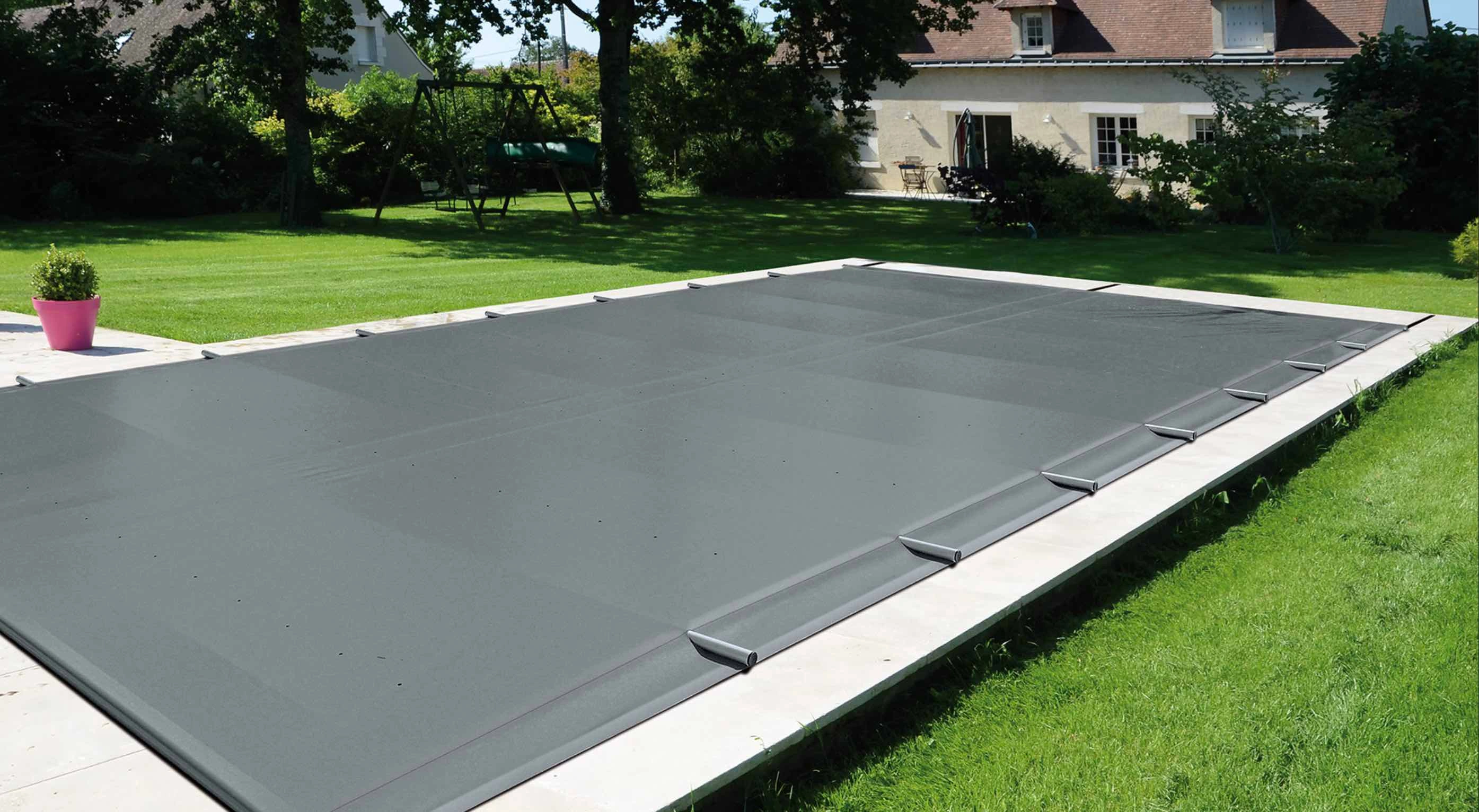 Bar-style safety pool covers for year-round protectio