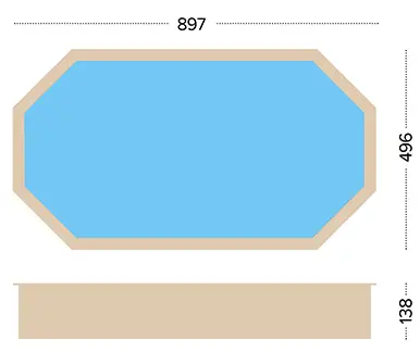 above ground pool Jamaica dimensions