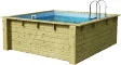 wooden pool rectangle
